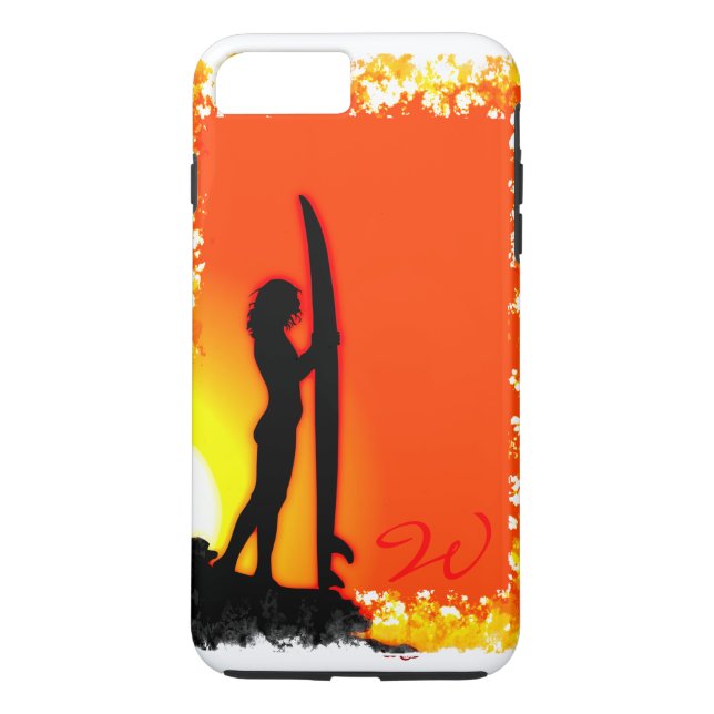 Surfing 9 Options iPhone 7 Case (Back)