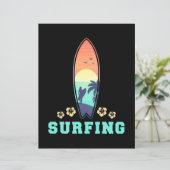 Surfing And Flower (Standing Front)