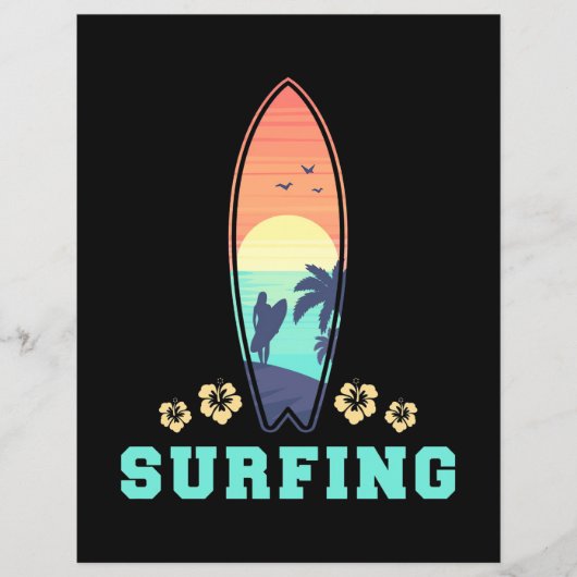 Surfing And Flower (Front)