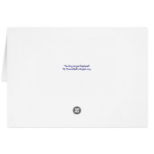 Surfing Angel Raphael Card (Back Horizontal)