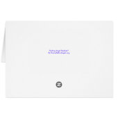 Surfing Angel Raphael Card (Back Horizontal)