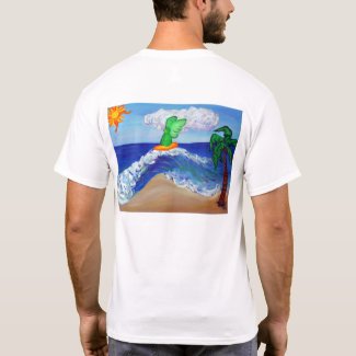 Surfing Angel Raphael Shirt