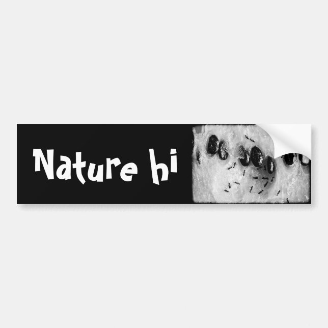 surfing ants bumper sticker (Front)