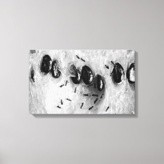 surfing ants canvas print