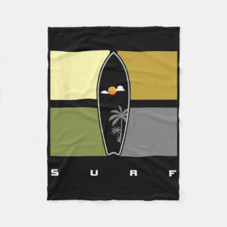 Surfing Apparel - Surfer Surf _1  Fleece Blanket