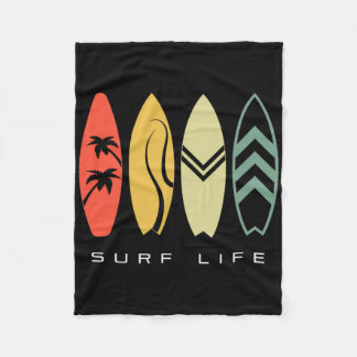 Surfing Apparel - Surfer Surf _3  Fleece Blanket