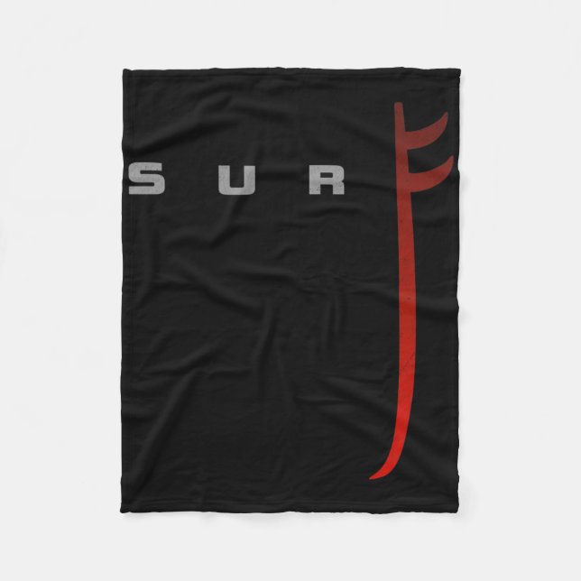 Surfing Apparel - Surfer Surf _4  Fleece Blanket (Front)