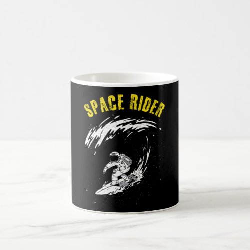 Surfing Astronaut Space Rider Coffee Mug