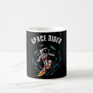 Surfing Astronaut Space Rider Surfer Coffee Mug