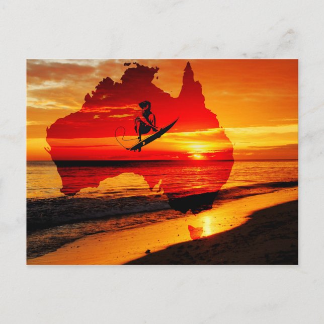 Surfing Australia Post Card (Front)