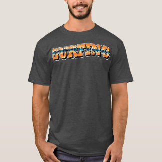 Surfing Beach Summer Typography T-Shirt