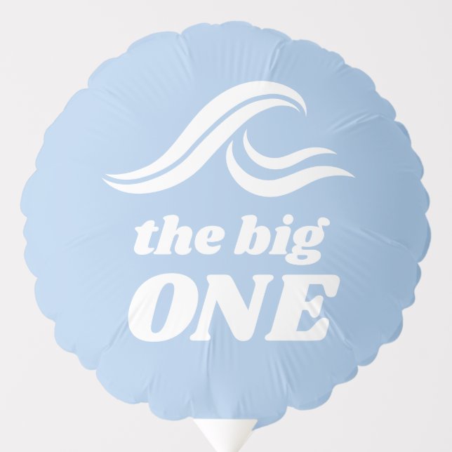 Surfing Birthday , The Big One Balloon (Front)