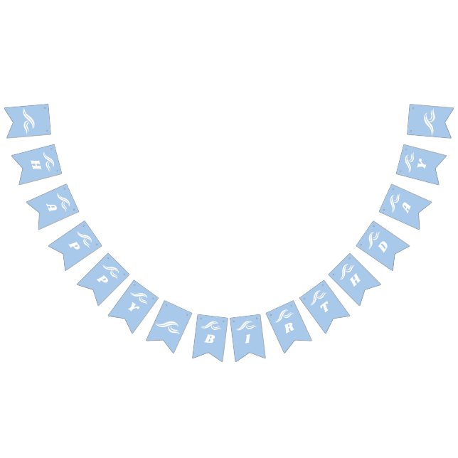 Surfing Birthday , The Big One  Bunting Flags (All)