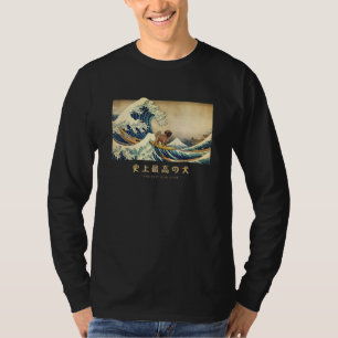 Surfing Brussels Griffon Kanagawa Wave Japanese Do T-Shirt