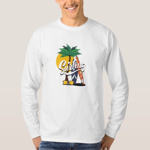 surfing club tshirt