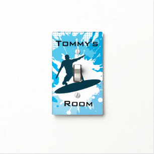 Surfing Design Light Switch Cover