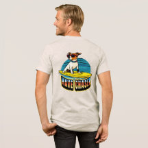 Surfing Dog Wave Chaser T-Shirt