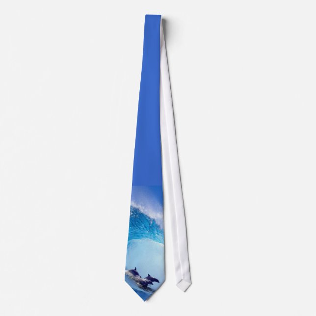 Surfing Dolphins Tie (Front)