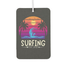 Surfing Est. 2025 Retro Vintage Vacay Mode Surf