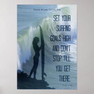 Surfing Goals! Poster