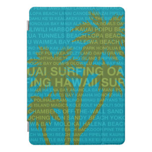 Surfing Hawaii Palm Trees Hawaiian iPad SmartCover Pro Cover
