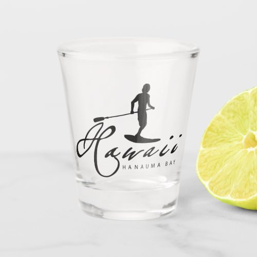 Surfing Hawaii Shot glass