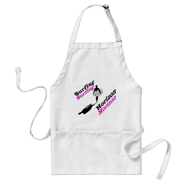 Surfing horizon  adult apron (Front)