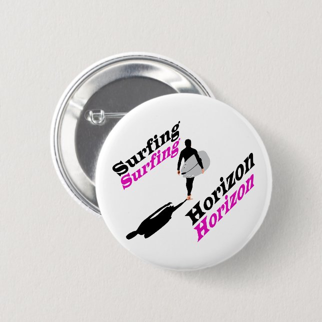 Surfing horizon T-Shirt Button (Front & Back)