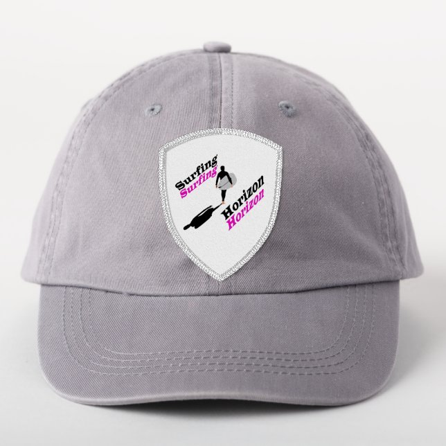 Surfing horizon T-Shirt Patch (On Headwear)