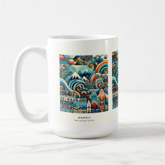 Surfing in Hawaii Coffee Mug