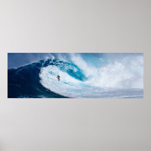 Surfing in Hawaii Poster