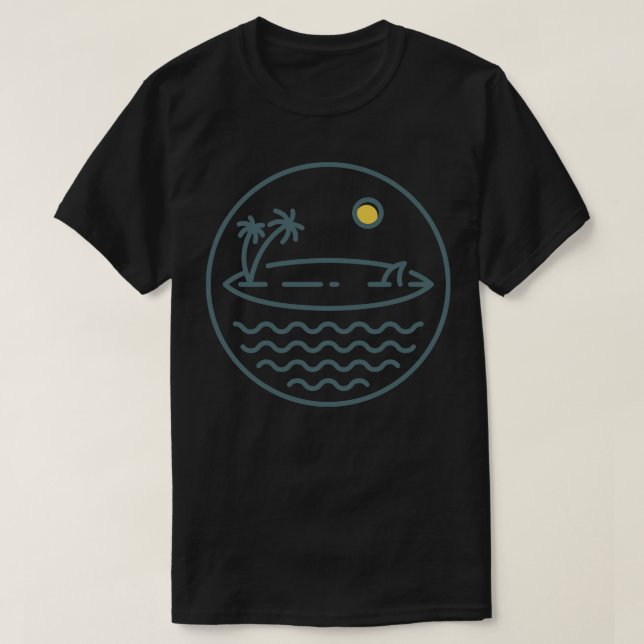 Surfing in Summer T-Shirt (Design Front)