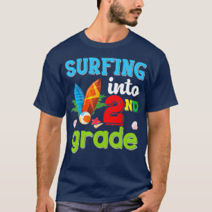 Surfing Into 2nd Grade Back To School Second Surf T-Shirt