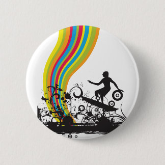 surfing into rainbows button