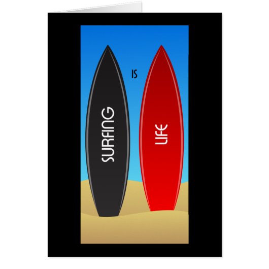 Surfing is Life Zen Cards (Front)