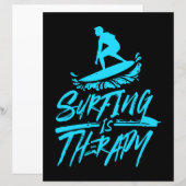 Surfing Is Therapy (Front/Back)