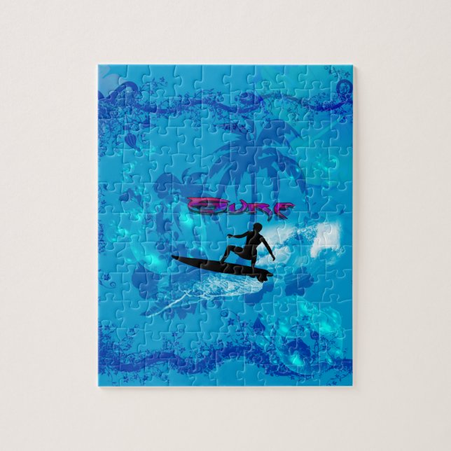 Surfing Jigsaw Puzzle (Vertical)