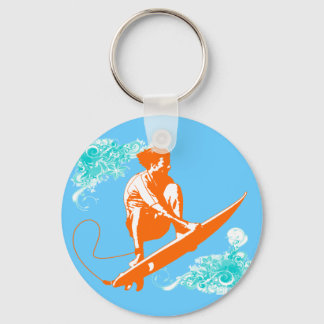 Surfing Keychain