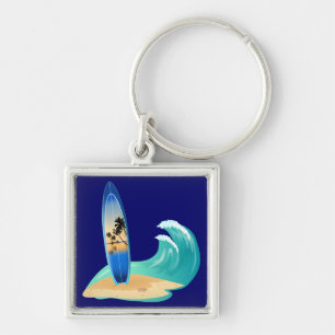 Surfing Keychain