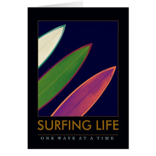 surfing life style cards (Front)