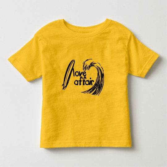 Surfing Love Affair for Kids Toddler T-shirt