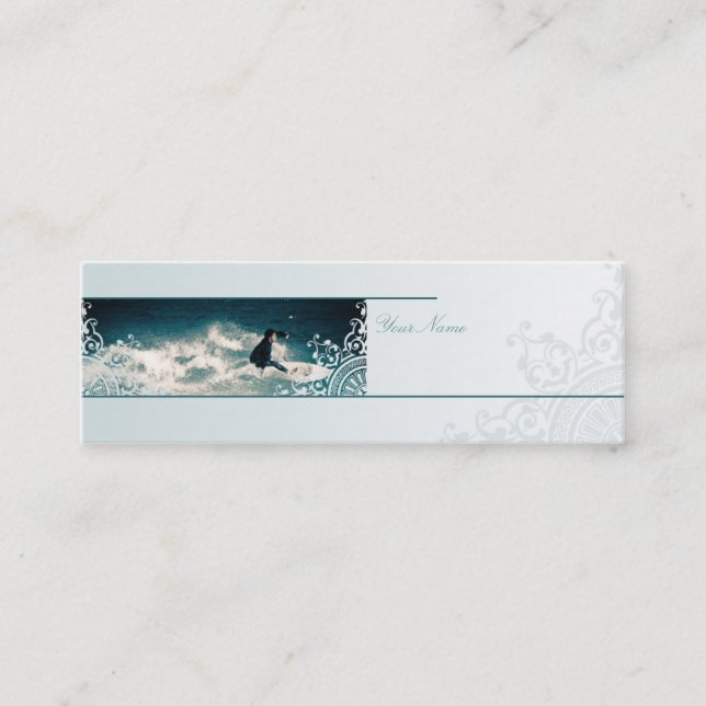 Surfing Mini Business Card (Front)