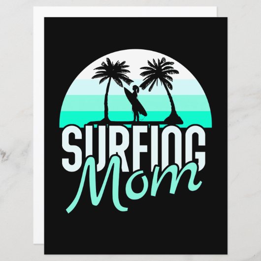 Surfing Mom (Front/Back)