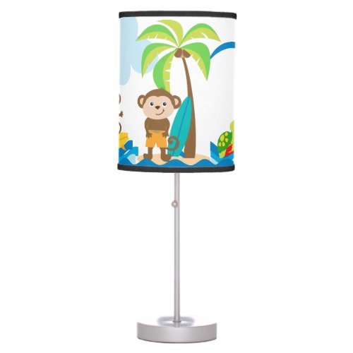 Surfing Monkey Lamp