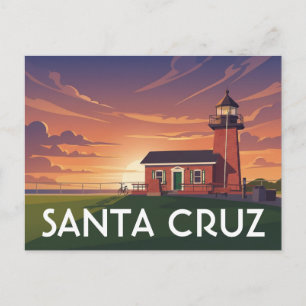 Surfing Museum in Santa Cruz California Travel Postcard