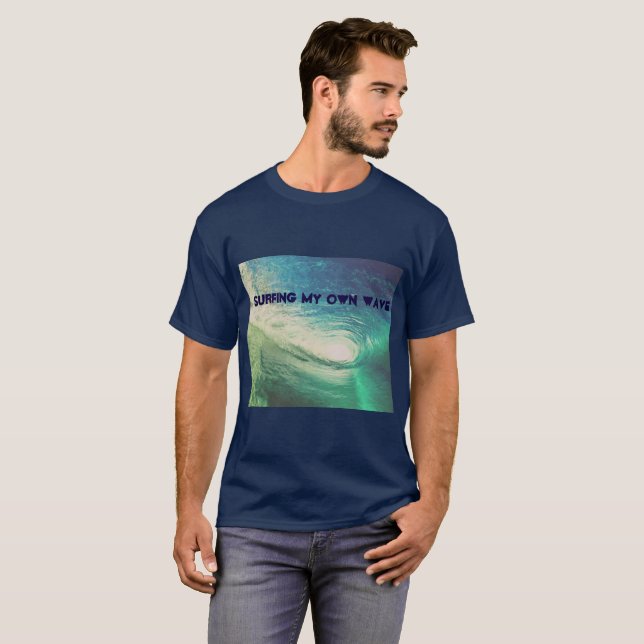 "Surfing My Own Wave" Inspired by Kid Cudi T-shirt (Front Full)