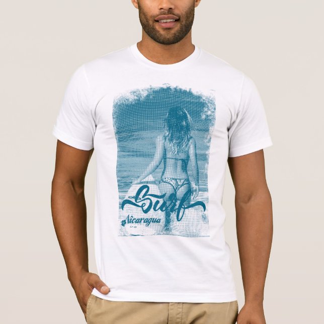 Surfing Nicaragua T-Shirt (Front)