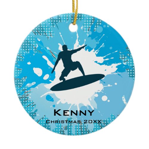 Surfing Ornament