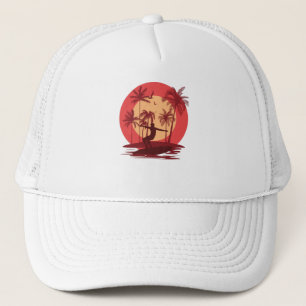 Surfing Paradise Trucker Hat