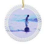 Surfing Photo Design Ornament